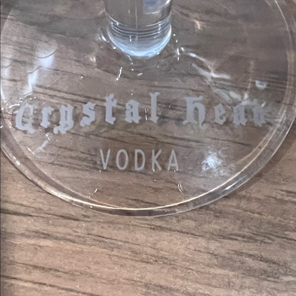 NWOT - Crystal Head Vodka Skull Martini Glasses by Dan Aykroyd - Collectors Item - Picture 2 of 9